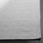 Tapis en laine / coton à tissage plat Bursaite en argent / ivoire-23047055