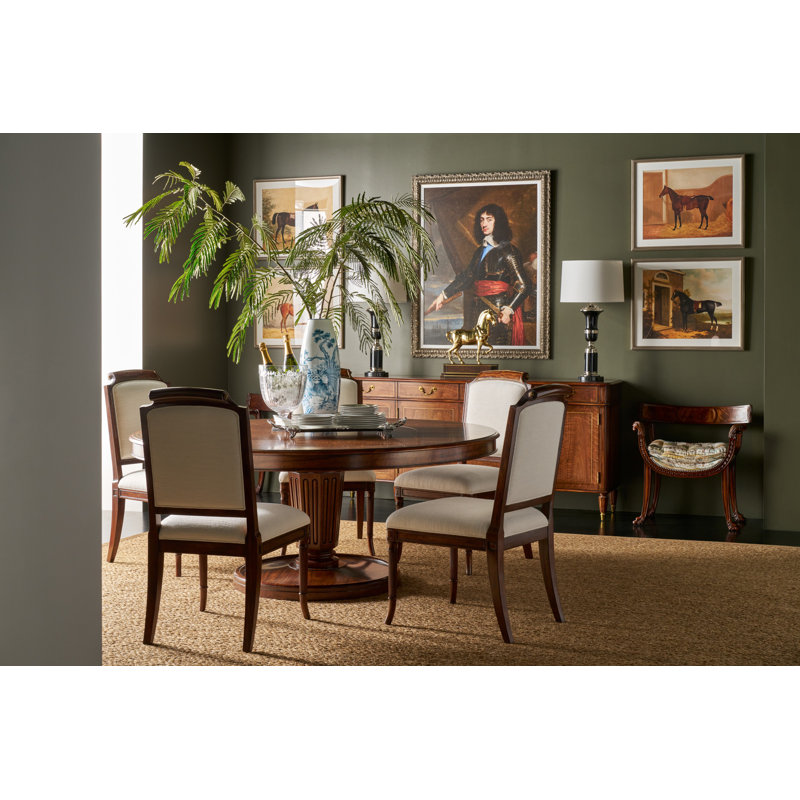 Haddon Round Dining Table, 30"H x 60"W x 60"D