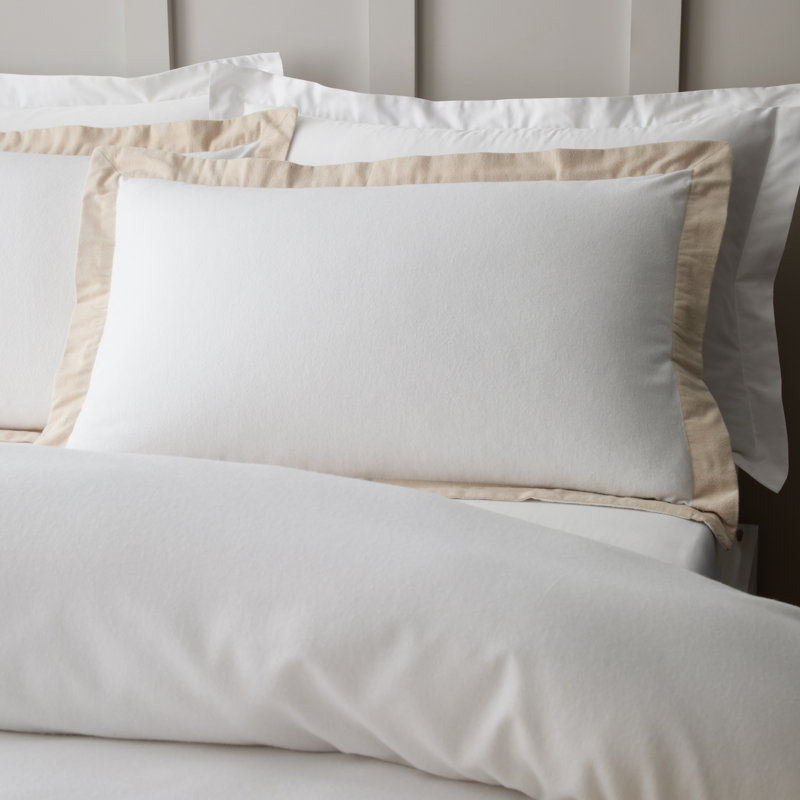 Brushed Tailored Cotton Duvet Cover Set, Super King