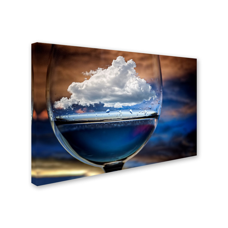 Chechi Peinado Cloud in a Glass Framed Canvas Art