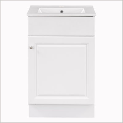 20" Bathroom Vanity with Sink with Adjustable Shelf