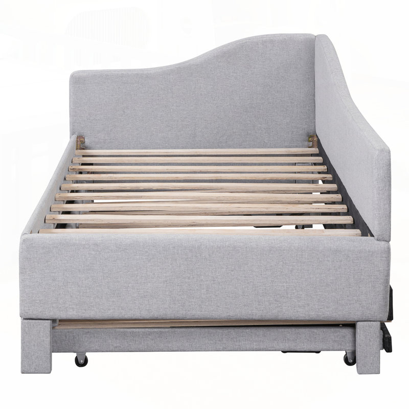 Versatile Upholstered Daybed with Extraordinary Comfort and Functionality, Gray