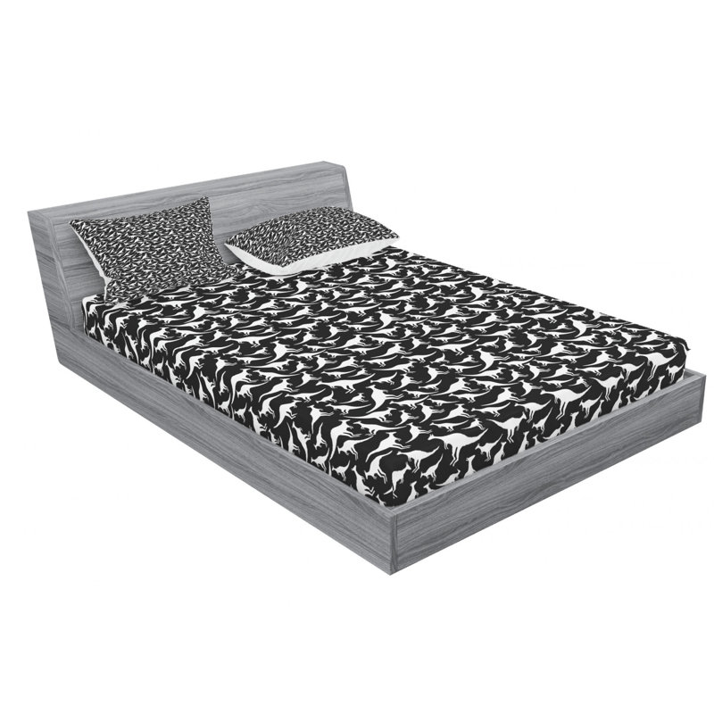 Microfiber Sheet Set, Full Sheet Set with Fitted Sheet