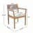 Acacia Wood Outdoor Dining Chairs-299056085