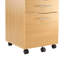 Denzel Under Desk Mobile Pedestal 3 Drawer Unit, Filing Cabinet-113768067