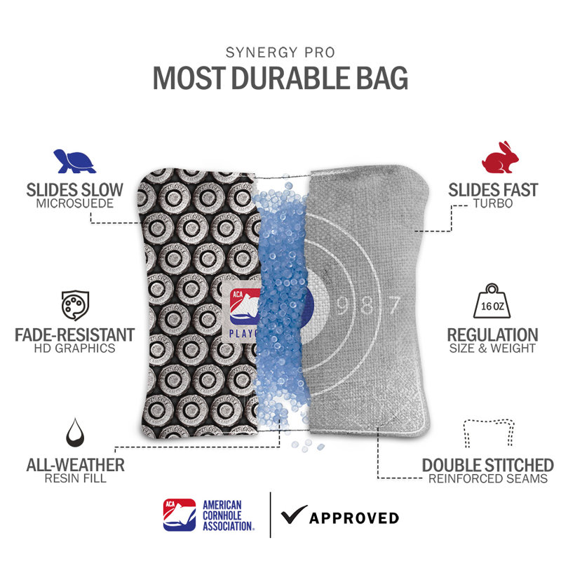 Sacs de jeu de poches cible Synergy Pro, Gris