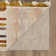 Tapis abstrait moderne à motif gingembre acoustique
