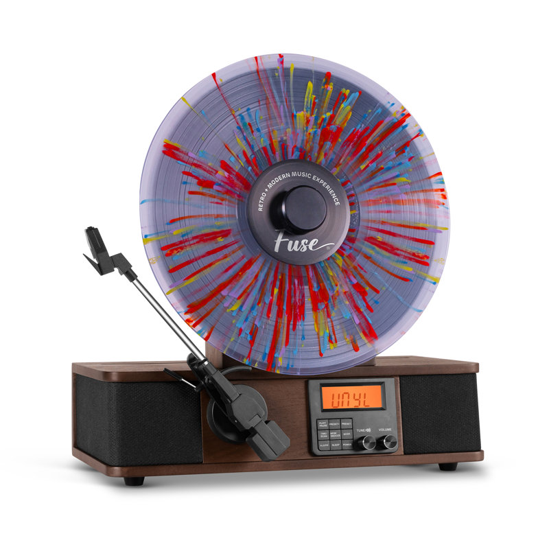 3 - Speed Turntable Decorative Record Player with Bluetooth