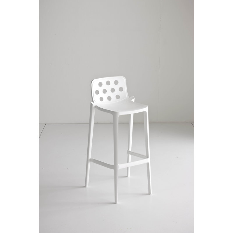 Tabouret de bar 30 po Isidoro, Blanc