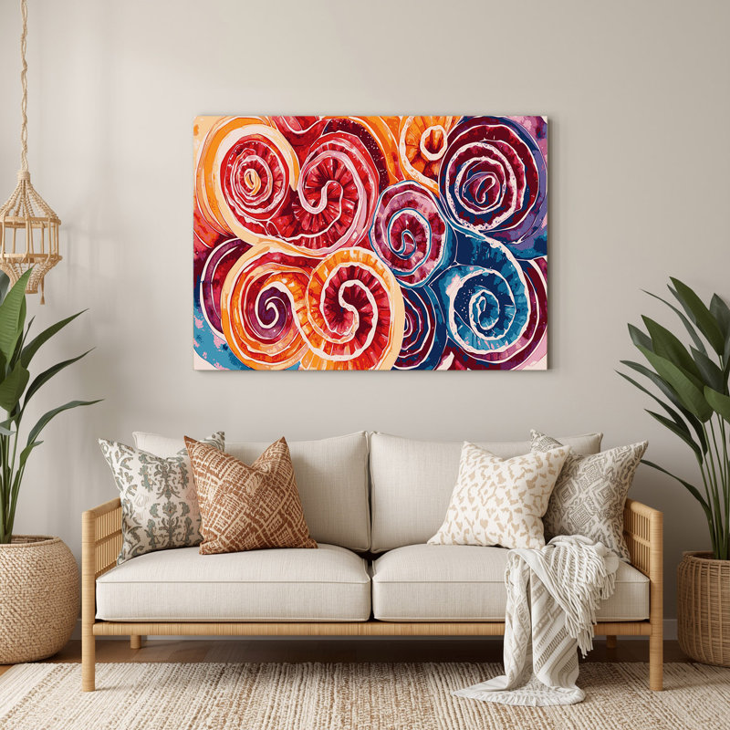 Art mural en métal beige Desserts, H 11 po x l 14 po