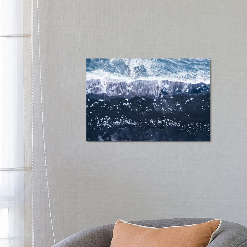 Jokulsarlon by Antonio Carrillo Lopez - Wrapped Canvas Painting, 45.72cm H x 66.04cm W x 1.91cm D