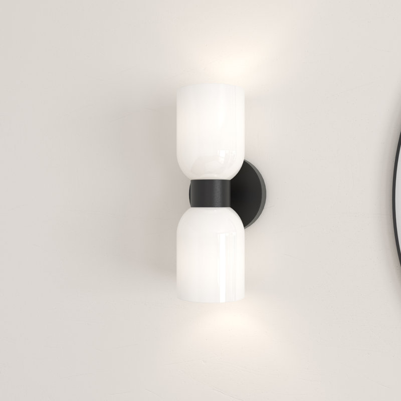 Alaisha 2-Lights Wall Light, Black