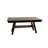 Transitional Dark Walnut Dining Table, Rectangular, Manufactured With Fine Rubberwood Rectangle Table In Walnut, Crafted Solid-307256542
