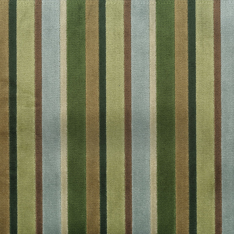 Tissu baroque, Vert / brun / bleu