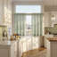 Linen Blend Kitchen Curtain Kitchen Pelmet