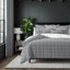 Ensemble de housse de couette en coton gris Shay-109897209