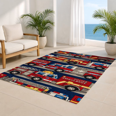 Tapis intérieur et extérieur brun Transport