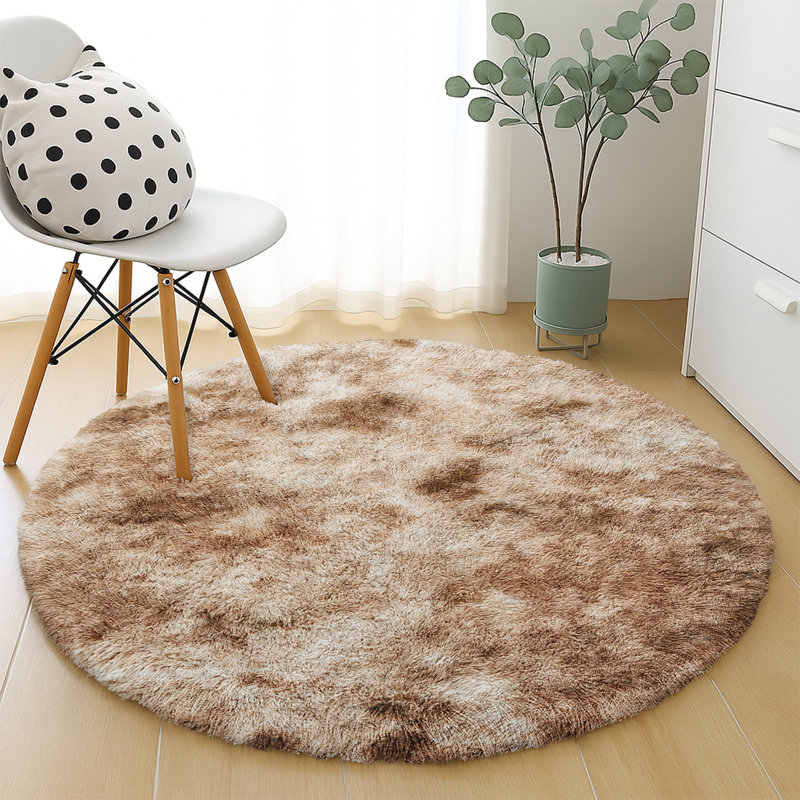 Alexxis Standard Shag 120cm X 120cm Area Rug
