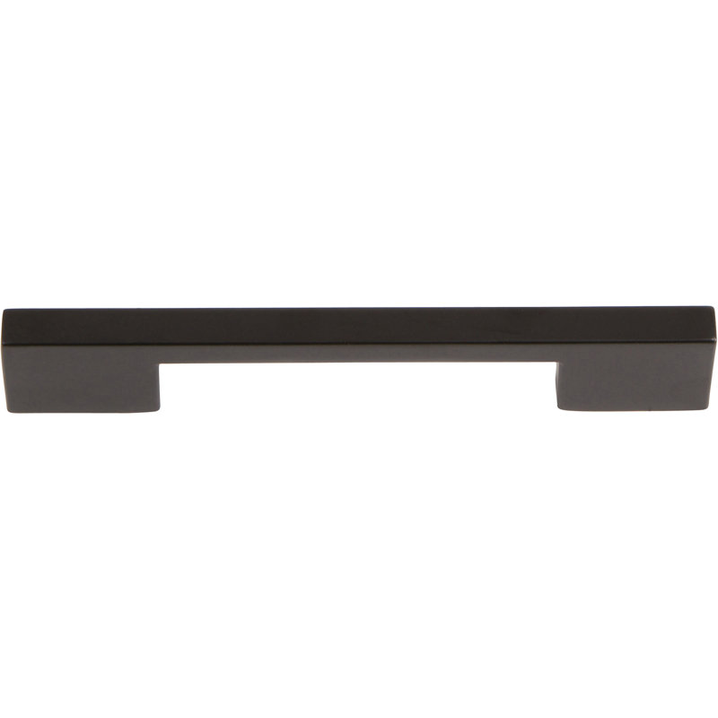 Thin Square 11 5/16" Center to Center Bar pull, 7 9/16", Slate