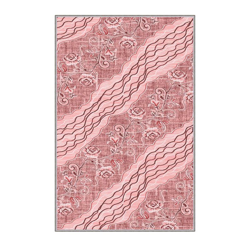 Antibacterial Hall Carpet, 3D Digital Printed, 3.3 x 9.8 Feet | 100% Polyester, 0.3 in Pile Height, PVC Non-Slip Underside | Machine Washable, Durable, Non-Slip Design for Modern Entryways & Living Spaces