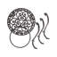 Vintage Rustic Decorative Round Potted Rack for Home