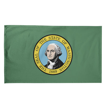 Serviette de thé à drapeau washington