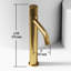 Apollo Button Operated Single Hole Bathroom Vessel Sink Faucet-59866068