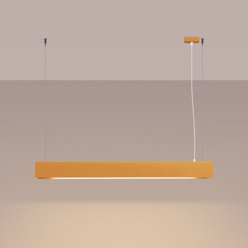 1 - Light Stainless Steel Pendant, Gold