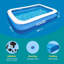 Polyvinyl Chloride (PVC) Rectangle Inflatable Pool 51cm H x W x 262cm L-114689066