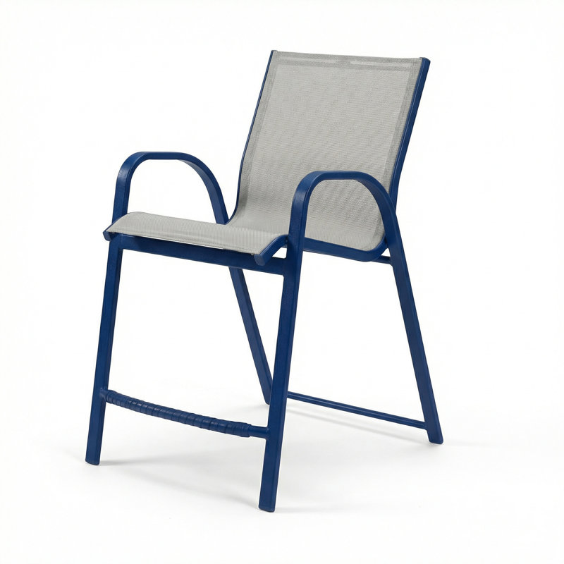 Tabouret de bar, Gris colombe / minuit