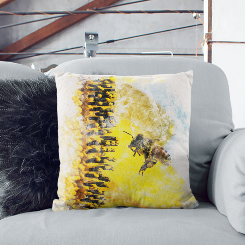Square Cushion, 40cm H x 40cm W x 15cm D