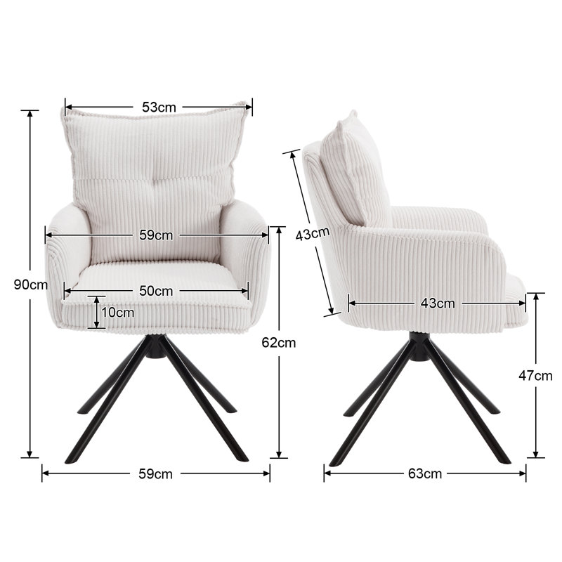 Buchhi Office Chair, White