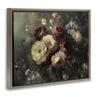  "Floral Decadence Bouquet Floater", art mural par Petal Prints Design