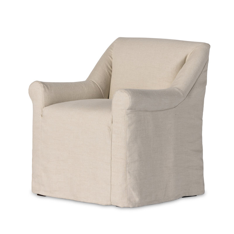 Bridges Upholstered Arm Chair, Brussels Natural