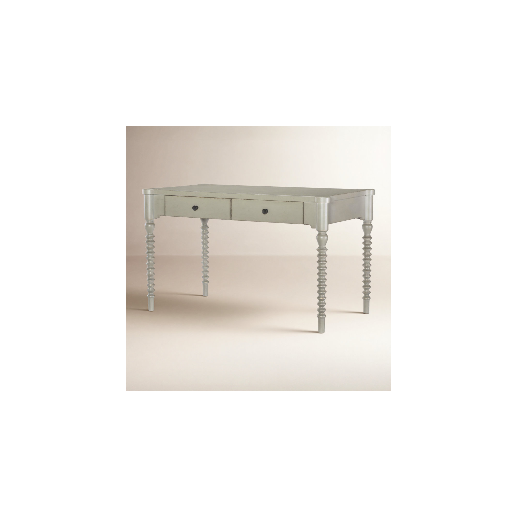 Country Living 2-Drawer Writing Desk, Green