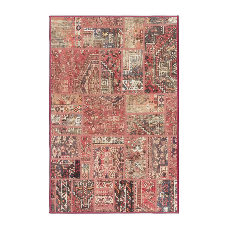 Tapis abstrait abstrait moderne, Rectangle 4 pi x 6 pi