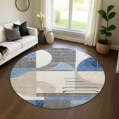 Premium Machine Washable Cordeiro AMF1694 Geometric Rug