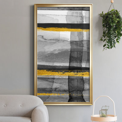 Layers Of Time II - Peinture sur toile encadrée