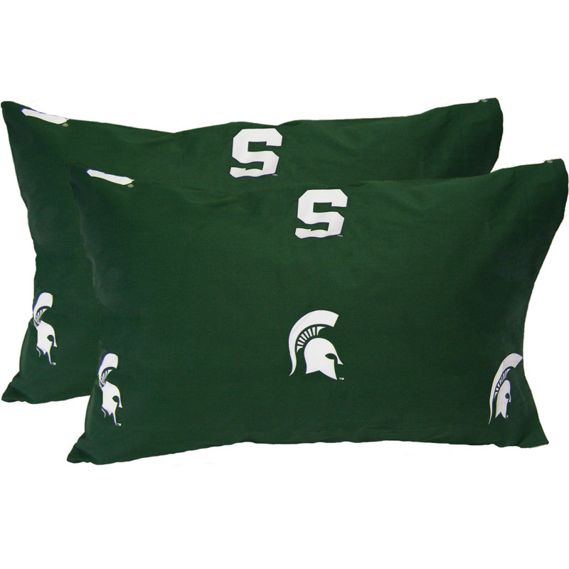 NCAA Sateen Pillowcase, King