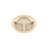 3 Compartment Plate 9'' Melamine Dinner Plate