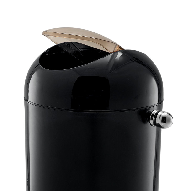PP Waste Bin, Black