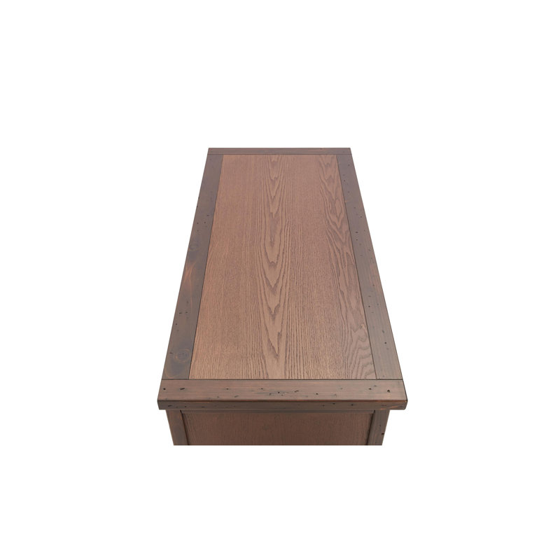 Wood Flip Top Storage Bench, Stressed Coffee