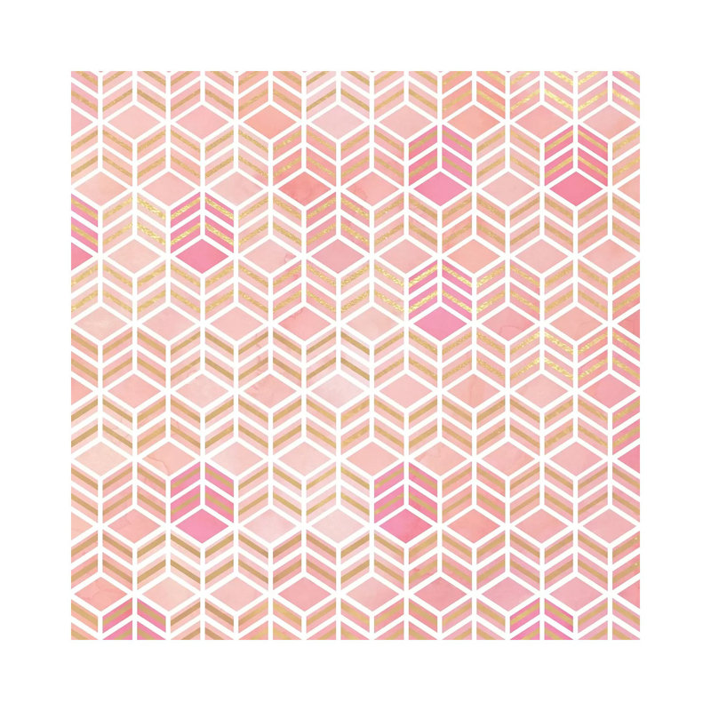 Take The Cake Pastel Square by Monika Strigel - Wrapped Canvas Painting, 30.48 cm H x 30.48 cm W