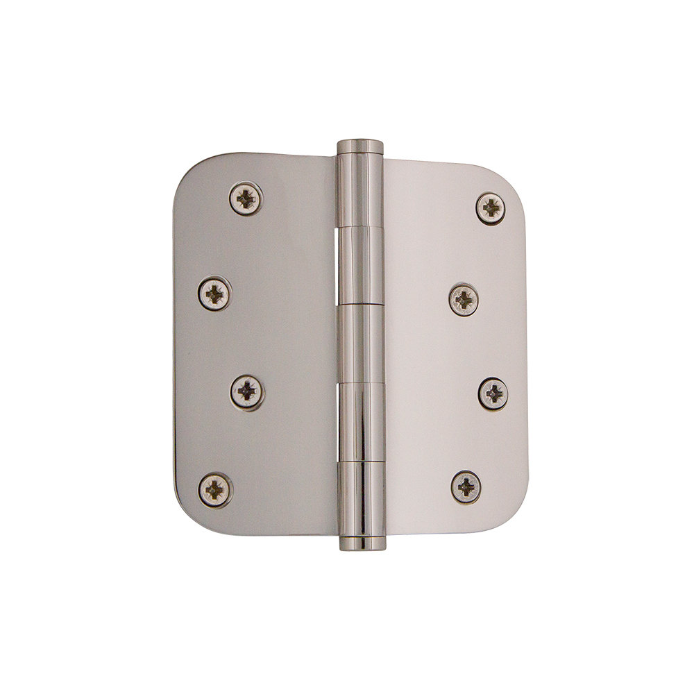 4" Button Tip Residential Hinge with 5/8" Radius Corners Grandeur 