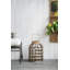 Lanterne décorative avec design industriel en bois et métal