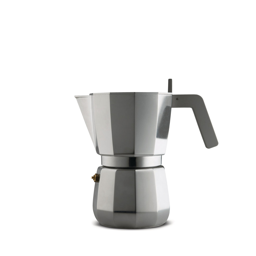 Alessi Moka David Chipperfield Aluminium Espresso Coffee Pot - 9 Cup Silver A - Image 2