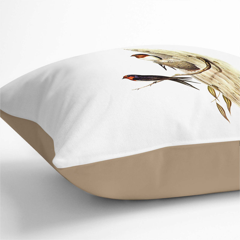 Square Throw Cushion, Stone, 55cm H x 55cm W x 20cm D