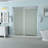 Belmore 62 x 72 Hinged Frameless Shower Door-38032291-38032295