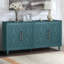 Grande armoire de rangement 63 po avec poignée en métal