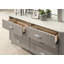 Commode 6 tiroirs avec miroir Brixham